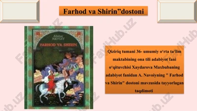 farhod va shirin — PPTX