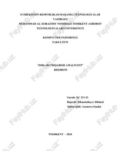 ishlab chiqarish amaliyoti — DOCX