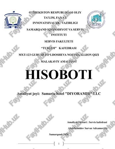 samarqand iqtisodiyot va servis instituti — DOCX