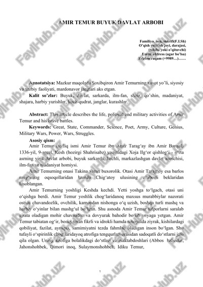 amir temur buyuk davlat arbobi — DOCX