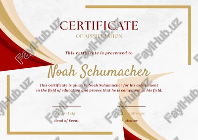 certificate of appreciation — PPTX