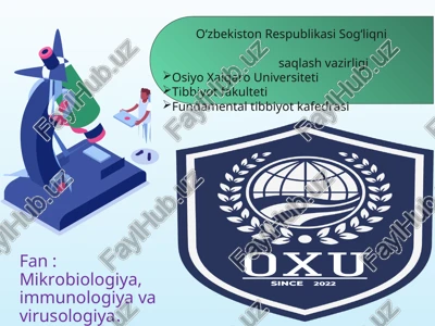 immunitetning xozirgi zamon ta'rifi.immun sistemaning markaziy va periferik organlari. — PPT