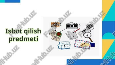isbotqilishpredmeti — PPTX
