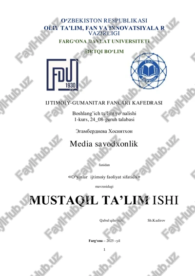 o‘yinlar ijtimoiy faoliyat sifatida — PDF