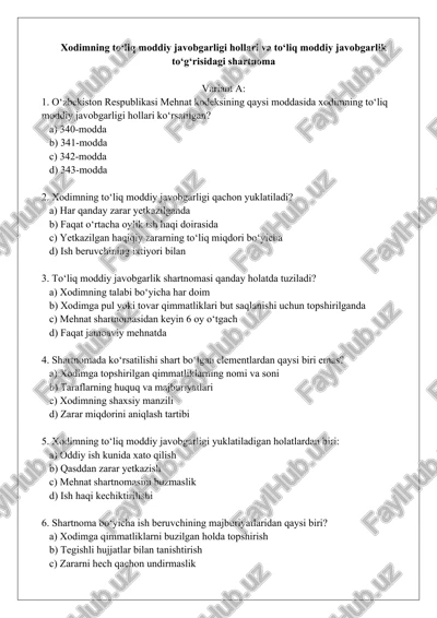 to'liq moddiy javobgarligi shartnomasi — DOCX