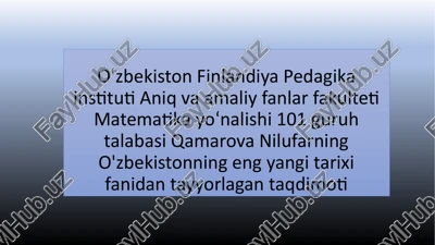 jadidmaʼrifatparvarining oʻlka ijtimoiy- maʼnaviy hayotida tutgan oʻrni — PPTX