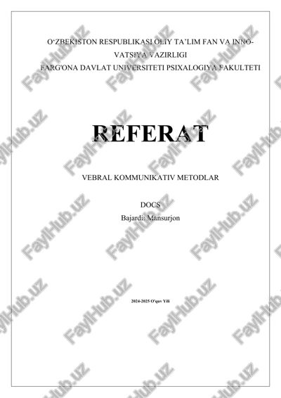 vebral kommunikativ metodlari — DOCX
