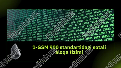 gsm 900 standartidagi sotali aloqa tizimi — PPTX