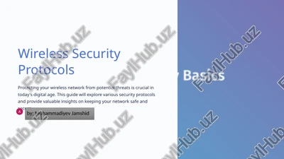 wireless security protocols — PPTX