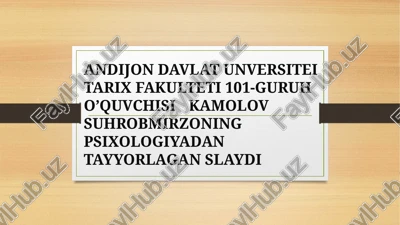 tafakkur tushunchasi va uning inson hayotidagi o‘rni — PPTX