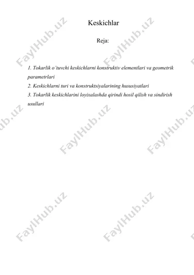 keskichlar — DOCX