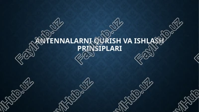 antennalar — PPTX