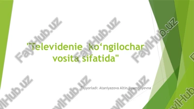 televidenie — PPTX