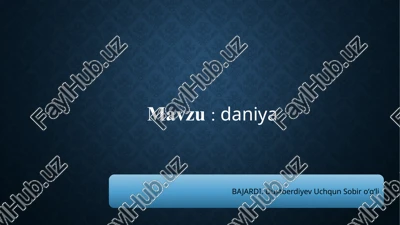 daniya — PPTX