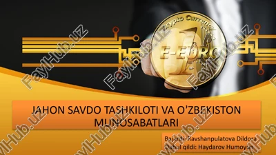 wto (world trade organization) — PPTX
