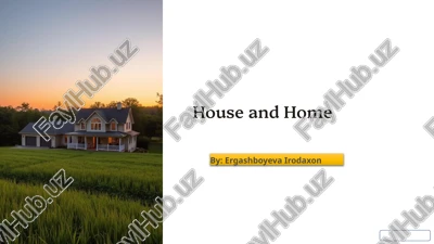 types of homes: from apartments to mansions — PPTX