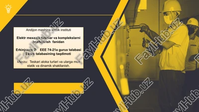 erkinjonovd eee 74-21a gurux talabasi 4 kurs talabasining taqdimoti — PPTX