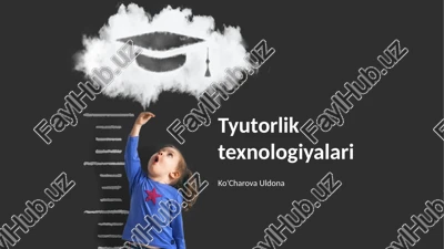 tyutorlik texnologiyalari — PPTX