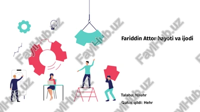 fariddin attor hayoti va ijodi — PPTX