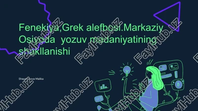 fenekiya,grek alefbosi — PPTX