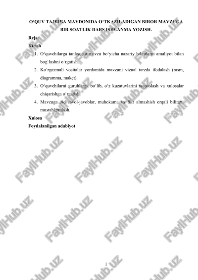 oʻquv tajriba maydoni — DOCX