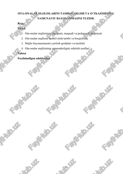 ota-onalar majlislari — DOCX