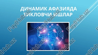 dinamika faziya datiklovchi ishlar — PPTX