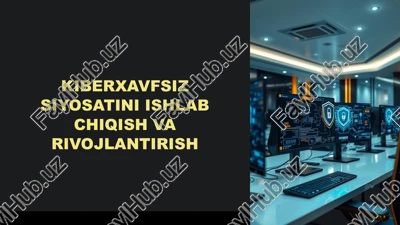 kiberxavfsizlik siyosatini ishlab chiqish va rivojlantirish — PPTX