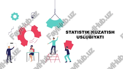 statistik kuzatish uslubiyati — PPTX