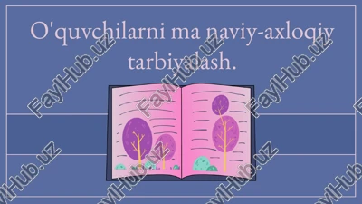 ma'naviy-axloqiy tarbiya — PPTX