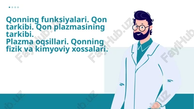 qonning funksiyalari va tarkibi — PPTX