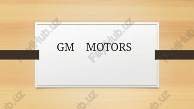 general motors — PPTX