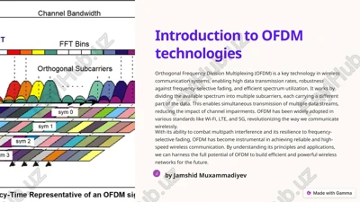 introduction to ofdm technologies — PPTX