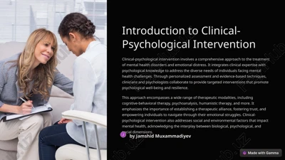 introduction to clinical-psychological intervention — PPTX