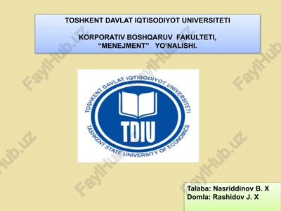 rossiyaning innovatsion tizimi — PPTX