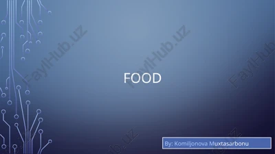 british food — PPTX