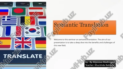 semantic translation — PPTX