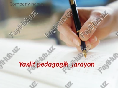 pedagogika fanining ahamiyati — PPTX