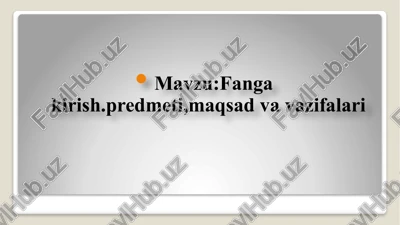 markaziy osiyoxalqlari etnografiyasi, etnogenez va etnik tarixi — PPTX