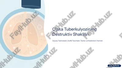 o'pka tuberkulyozining destruktiv shakllari — PPTX