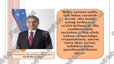 o‘zbekistonning eng yangi tarixi — PPTX