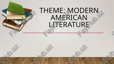 modern american literature — PPTX