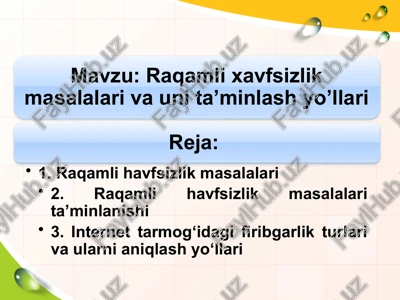 blokcheyntexnologiya va moliya — PPTX