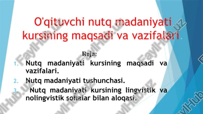 nutqmadaniyatikursi — PPTX