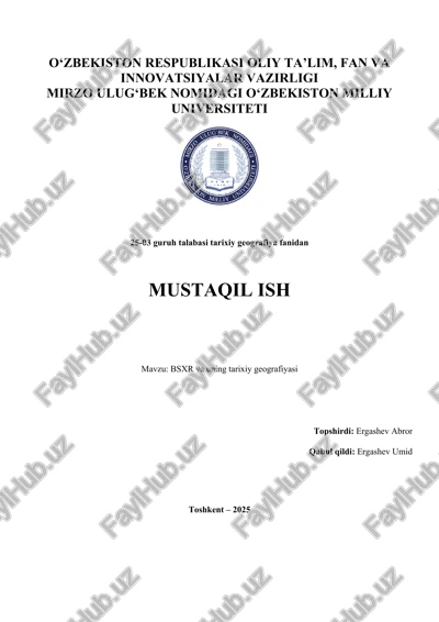 buxoro xalq sovet respublikasi — DOCX