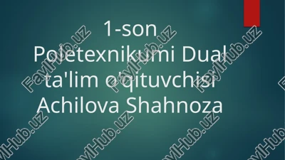 maktabgacha tarbiya yoshidagi bolalar nihartomonlama tarbiyalashda ona tilining ahamiyati — PPTX