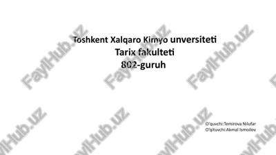 qadimgi misr tarixi — PPTX