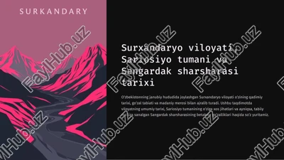 surxandaryo viloyati tarixi — PDF