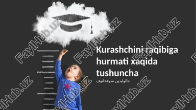 kurashchini raqibiga hurmati xaqida tushuncha — PPTX