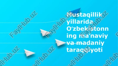 islom merosi tiklanishi — PPTX